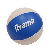 iiyama opblaasbal blauw/wit