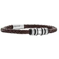 Police PJ25488BLC.02A Leer 19 cm Heren armband