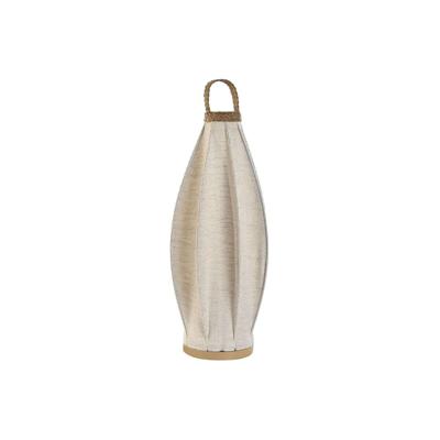 Bureaulamp Home ESPRIT Bruin Linnen Metaal Touw 25 x 25 x 60 cm