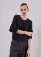 Withblack Wblindiana Ls O-neck Cardigan Vest Suns Grey