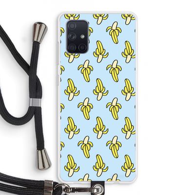 Bananas: Samsung Galaxy A71 Transparant Hoesje met koord