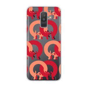 Dogs: Samsung Galaxy A6 Plus (2018) Transparant Hoesje
