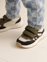 Sneakers met klittenband voor jongens marineblauw