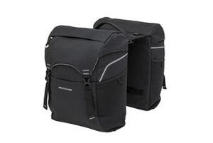 New looxs sports dubbele fietstas zwart/grijs