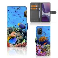 OnePlus 8T | Telefoonhoesje | Met pasjeshouder | Vissen