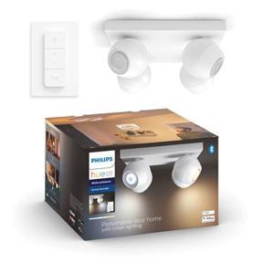 Philips Hue White ambiance Buckram 4-lichts spotbalk