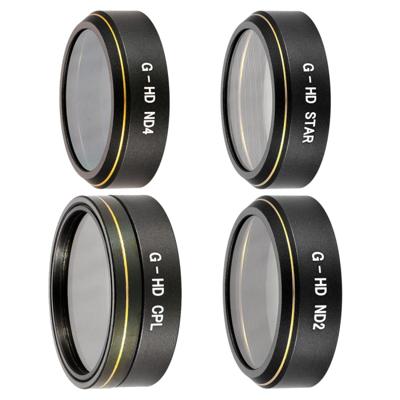 4 in 1 HD Drone ster Effect CPL Lens + ND2 + ND4 Filter Kits voor DJI Phantom 4 Pro
