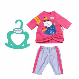 ZAPF Creation BABY born - Little Casual outfit roze poppen accessoires 36 cm