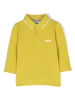 BOSS Kidswear polo à logo imprimé - Jaune