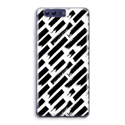 Zwarte vegen: Honor 9 Transparant Hoesje