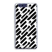 Zwarte vegen: Honor 9 Transparant Hoesje