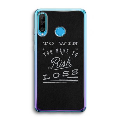 Risk loss: Huawei P30 Lite Transparant Hoesje