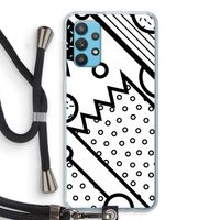 Pop Art #4: Samsung Galaxy A32 4G Transparant Hoesje met koord
