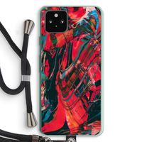 Endless Descent: Pixel 5a 5G Transparant Hoesje met koord