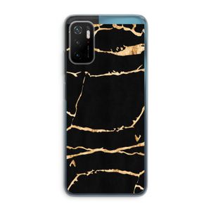 Gouden marmer: Xiaomi Poco M3 Pro 5G Transparant Hoesje