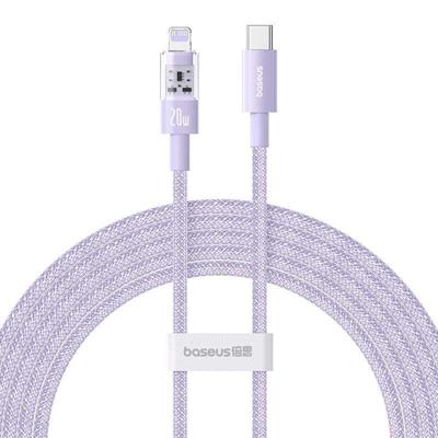 Baseus Gem USB-C naar iP snellaadkabel 2 m 20 W Paars