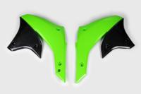 UFO PLAST Radiator covers ufo kawasaki green