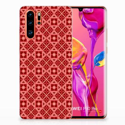 Huawei P30 Pro | TPU bumper | Batik Rood