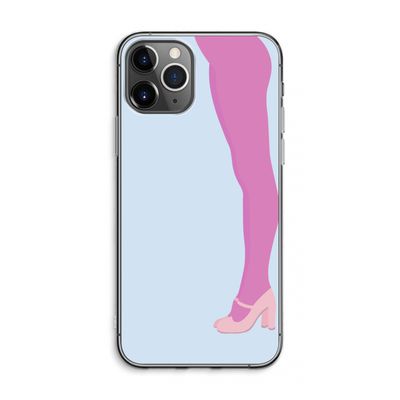 Pink panty: iPhone 11 Pro Max Transparant Hoesje