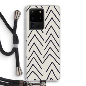 Marrakech Arrows: Samsung Galaxy S20 Ultra Transparant Hoesje met koord