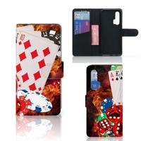 Honor 20 Pro | Wallet Case | met Pasjes | Casino