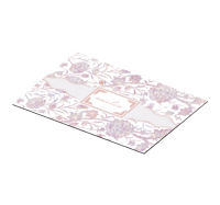 Aanpasbare Distel Placemat met naam