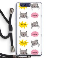 Meow: Honor 9 Transparant Hoesje met koord