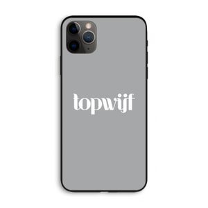Topwijf Grijs Wit: iPhone 11 Pro Max Biologisch afbreekbaar hoesje