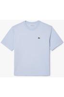 Lacoste Classic Fit Dames T-shirt lichtblauw, Effen