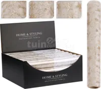Tafelloper Organza 30X500cm Goud Assorti 1st