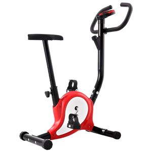 VidaXL Hometrainer met bandweerstand rood