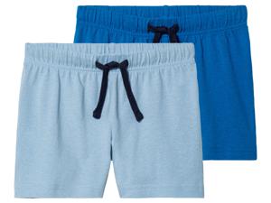 lupilu 2 jongens short (98/104, Blauw/lichtblauw)