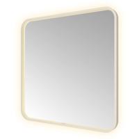Hotbath &More Mirrors Soft Square LED Badkamerspiegel - Rechthoek - 80 x 80 cm - RVS 316