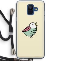Birdy: Samsung Galaxy A6 (2018) Transparant Hoesje met koord