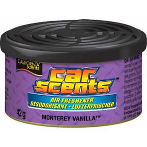 California Scents Luchtverfrisser Monterey Vanilla Blikje 42gr CDVANILLA