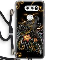 Huilende Wolf: LG V30 Transparant Hoesje met koord
