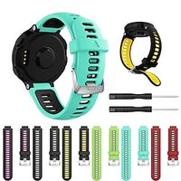 Horlogeband voor Garmin Forerunner 220/230/235/620/630/735XT Approach S20 / S6 / S5 Siliconen Vervanging Band Ademend Sportband Polsbandje Lightinthebox