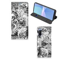 Mobiel BookCase Sony Xperia 10 III Skulls Angel