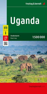 Wegenkaart - landkaart Uganda | Freytag & Berndt