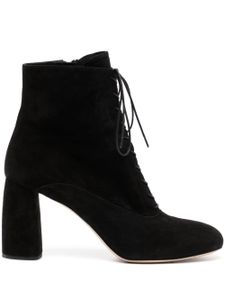 Miu Miu Pre-Owned bottines en daim 90 mm - Noir