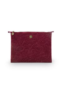 Pip Studio Toilettas Groot Velvet Quiltey Days Rood
