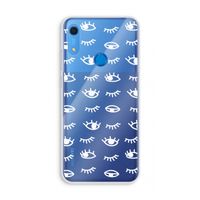 Eye pattern #3: Huawei Y6s Transparant Hoesje