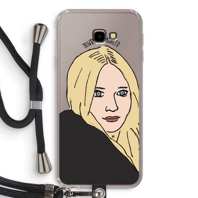 Ashley: Samsung Galaxy J4 Plus Transparant Hoesje met koord