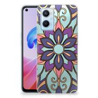 OPPO A96 | OPPO A76 | TPU Case | Purple Flower