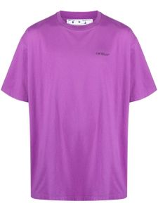 Off-White t-shirt Bol Arrows à col rond - Violet