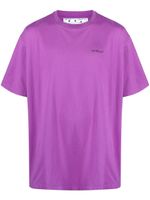 Off-White t-shirt Bol Arrows à col rond - Violet