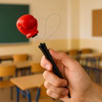 Boksbal balpen - 17 cm - schietende boksbal