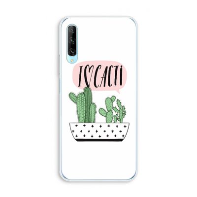 I love cacti: Huawei P Smart Pro Transparant Hoesje