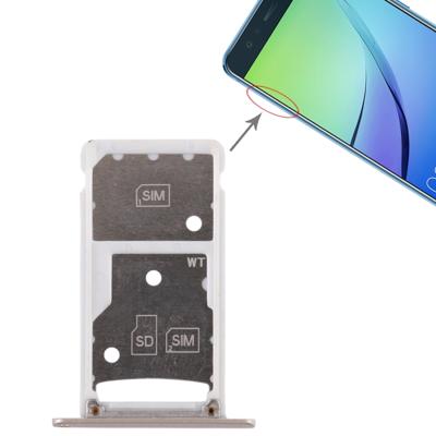 2 SIM-kaart lade/micro SD-kaart lade voor Huawei genieten van 6/AL00 (goud)