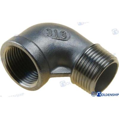 Codo macho/hembra acero inoxidable GS30552 - CODO 90º M-H INOX 3/4